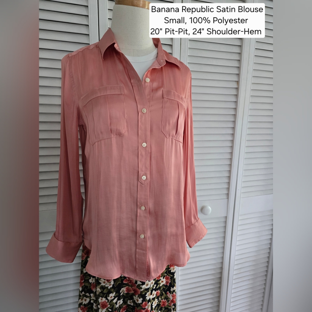 Banana Republic Satin Blouse